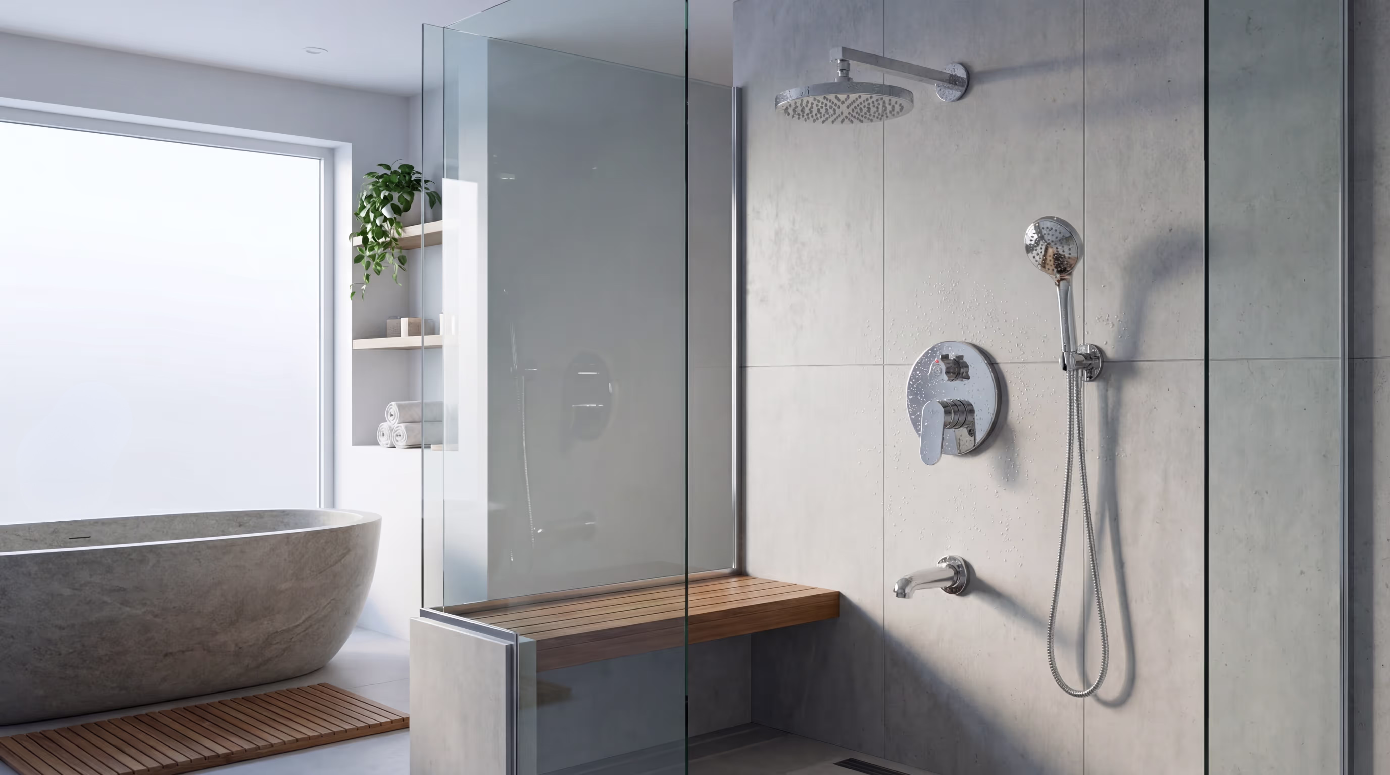 BUILT-IN SHOWERS